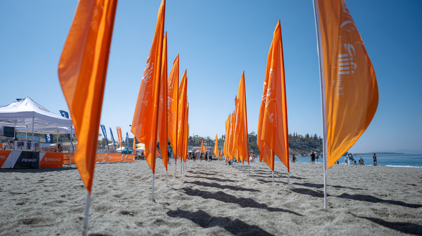 Maximize Your Event Visibility: The Impact of Teardrop Beach Flags on Outdoor Marketing Success