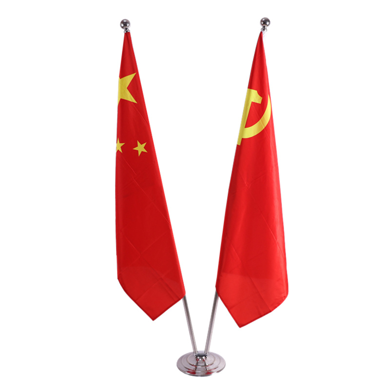V-Shape Indoor Flagpole For Office Commercial Buildings