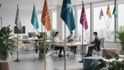 2025 Top 5 Office Flag Stand Solutions for Effective Workplace Branding