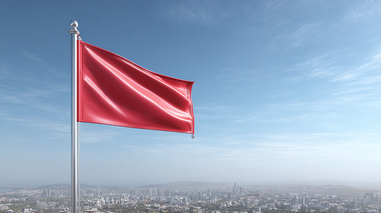 Feather flag pole sections, base, and banner hardware inspection