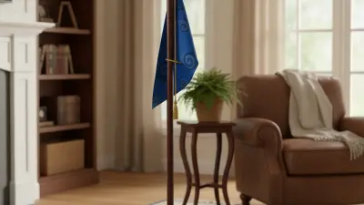 How to Choose the Best Indoor Flag Pole for Your Home?