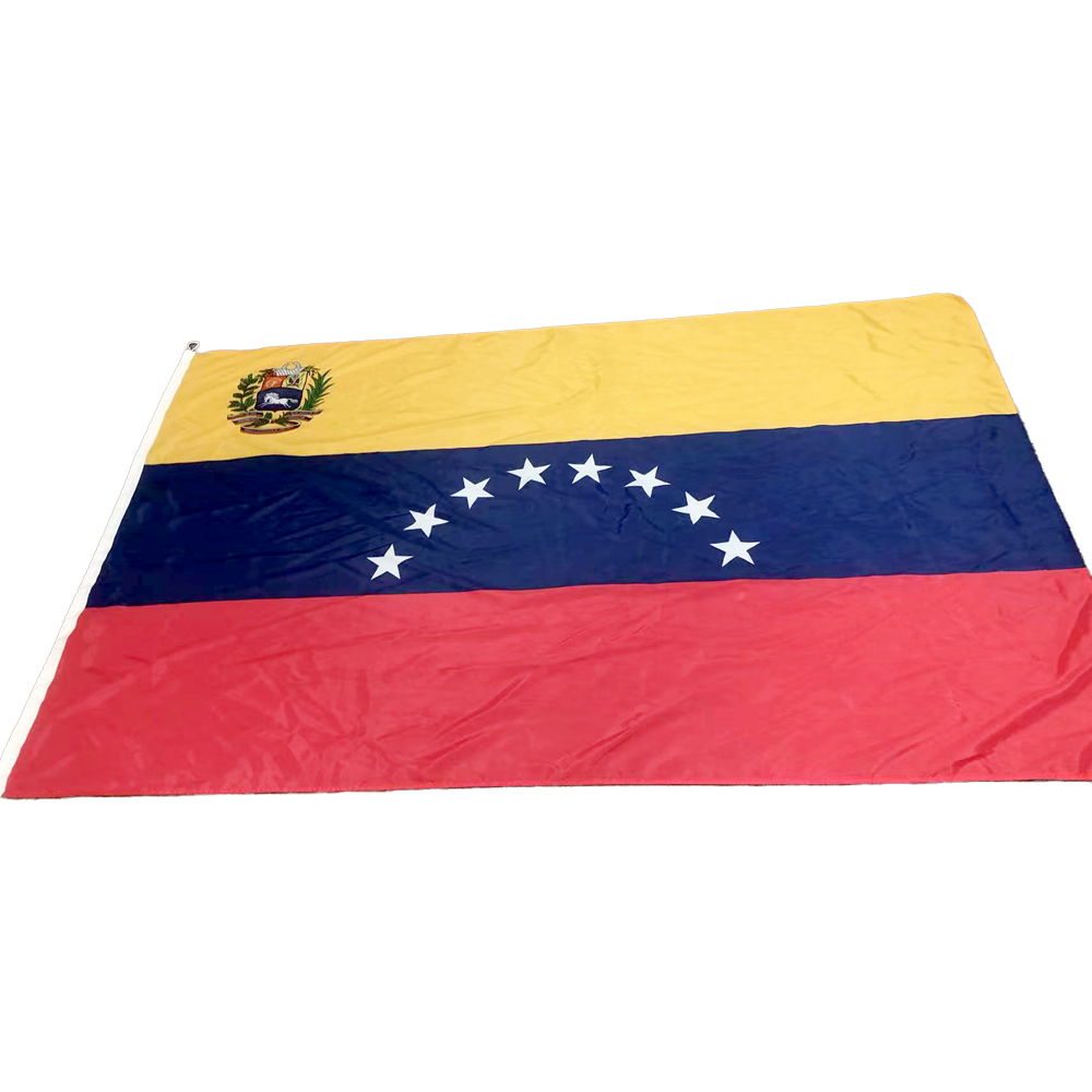 Custom Venezuelan nylon flying flag for marine boats