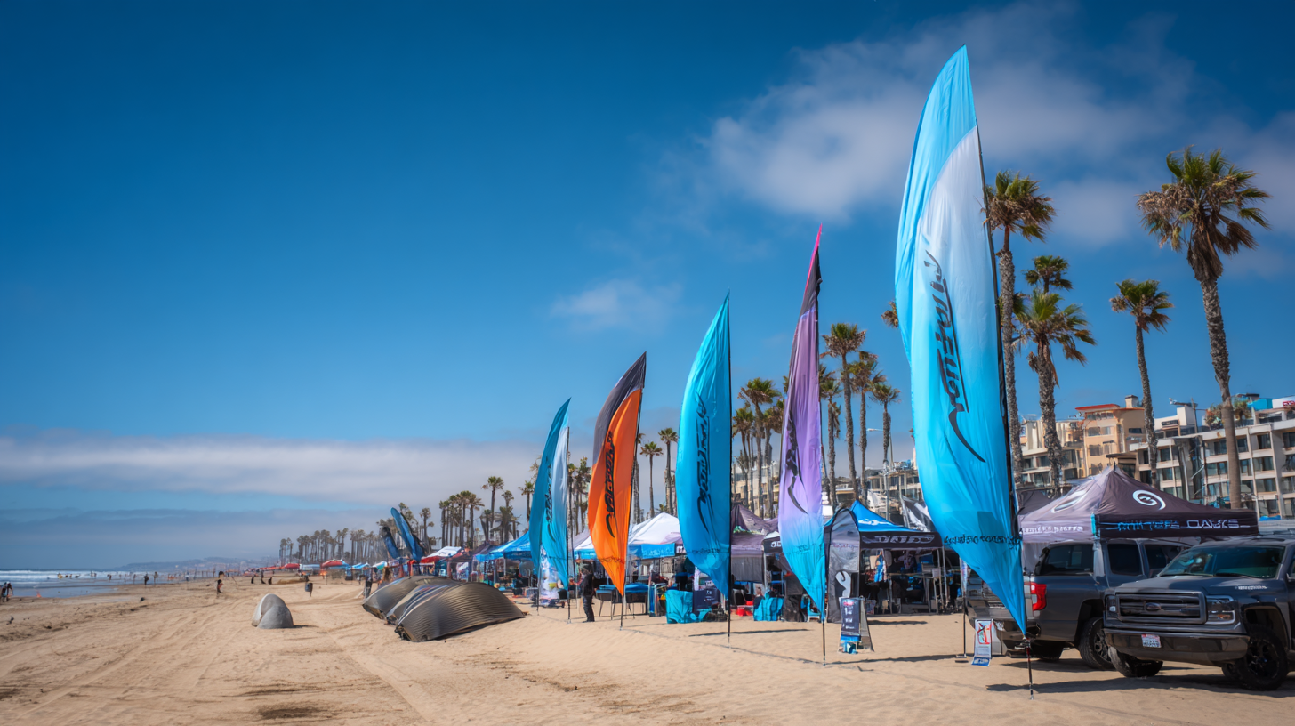 Maximize Your Event Visibility: The Impact of Teardrop Beach Flags on Outdoor Marketing Success
