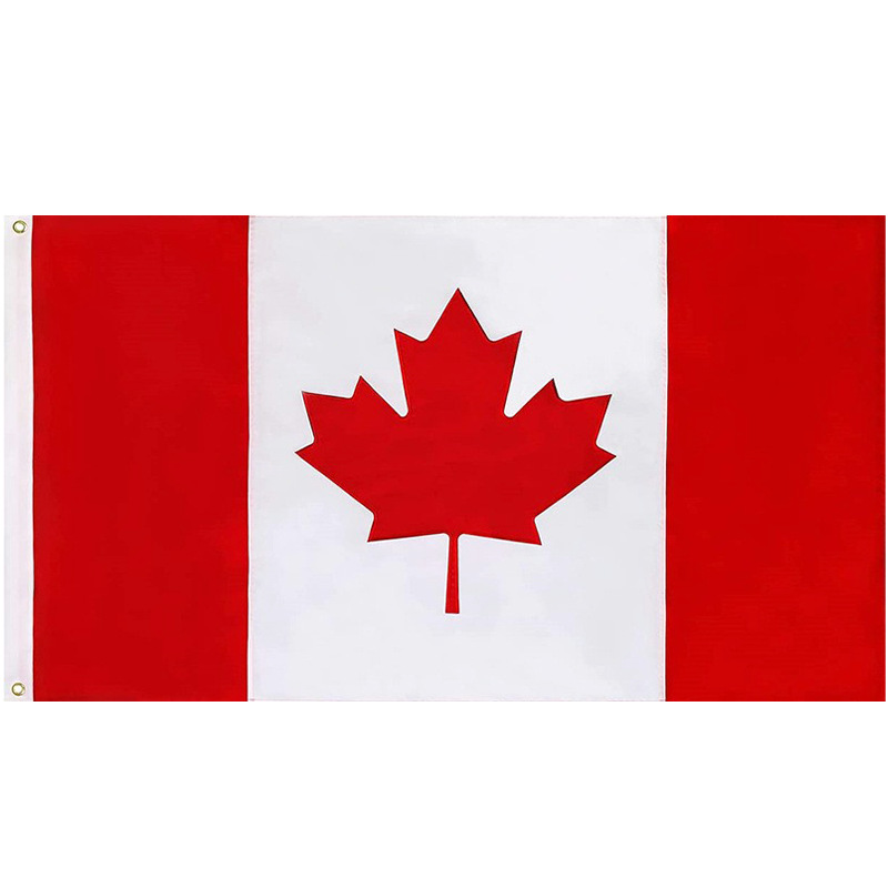 Premium Oxford Embroidered Canada Flag for Marine