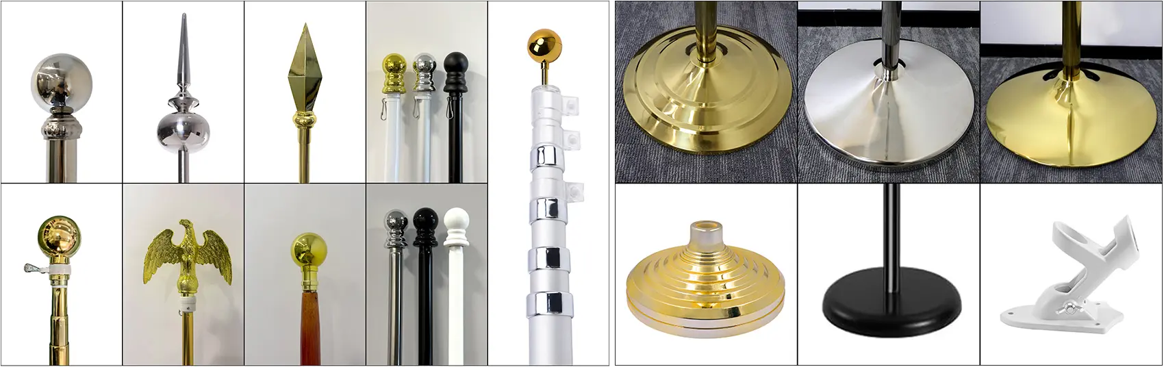 Flagpole style and customization