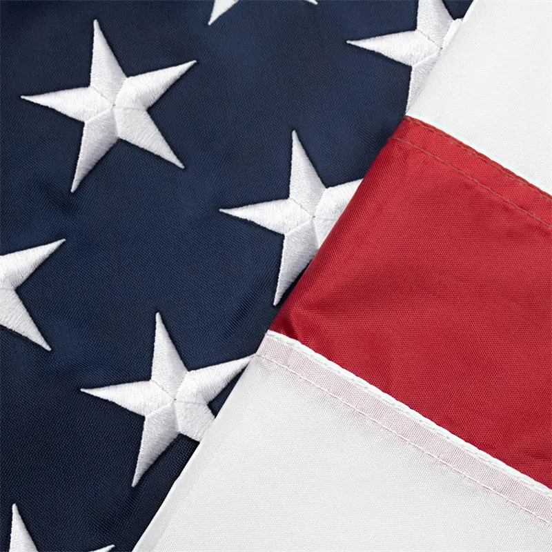 3-US Oxford cloth embroidery flag
